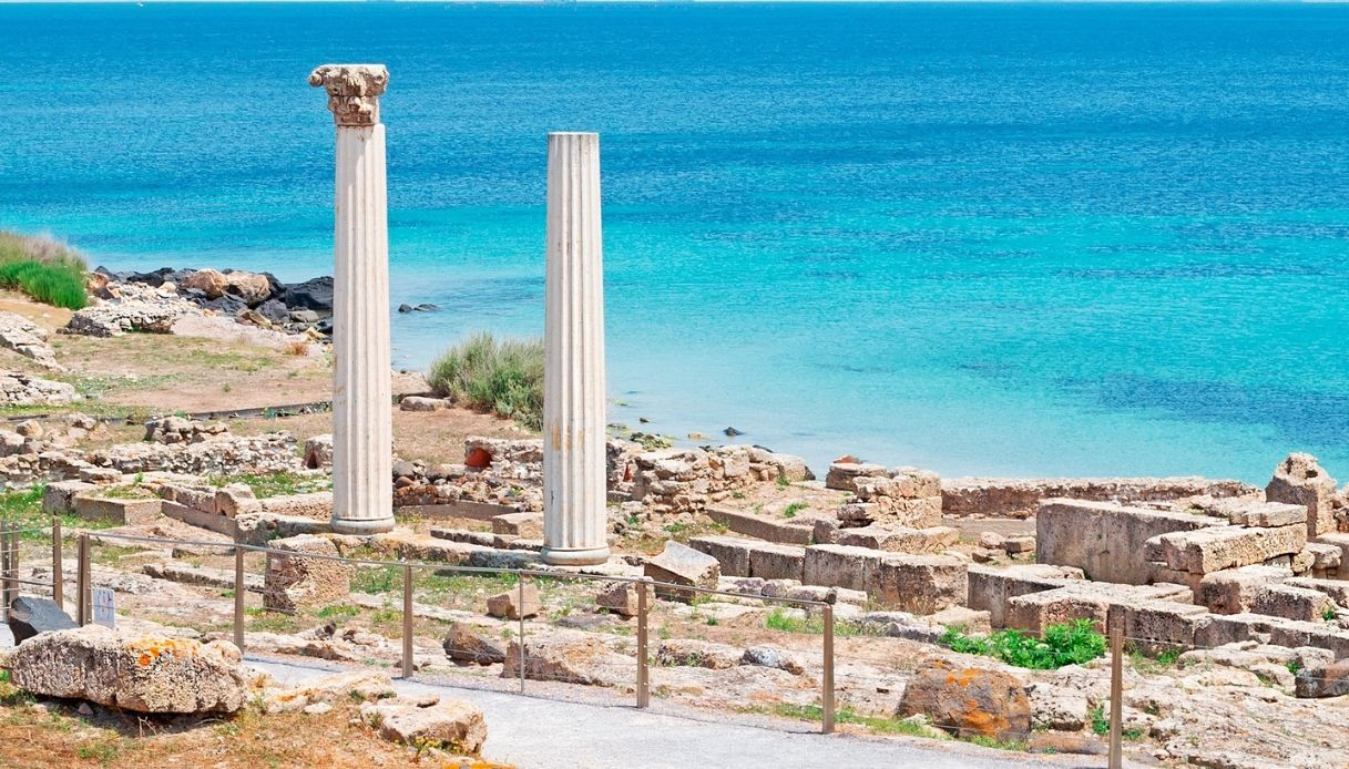 Tharros — area archeologica affacciata sul mare